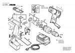 Bosch 0 601 936 856 Gsr 12 Vsh-2 Cordless Screw Driver 12 V / Eu Spare Parts